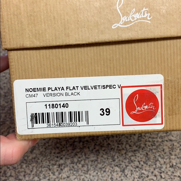 RARE Louboutin flats Noemie Playa Velvet Flat 😍 - Picture 3 of 9